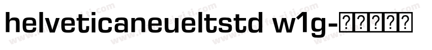 helveticaneueltstd w1g字体转换